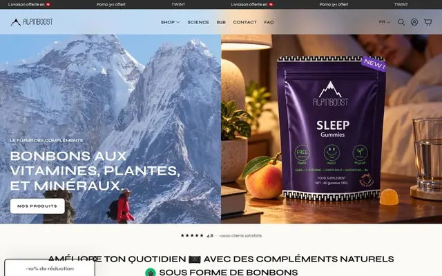 Alpinboost website
