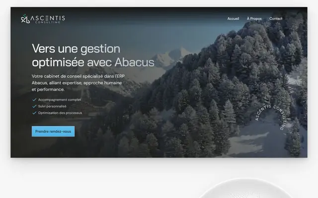 Ascentis Consulting website