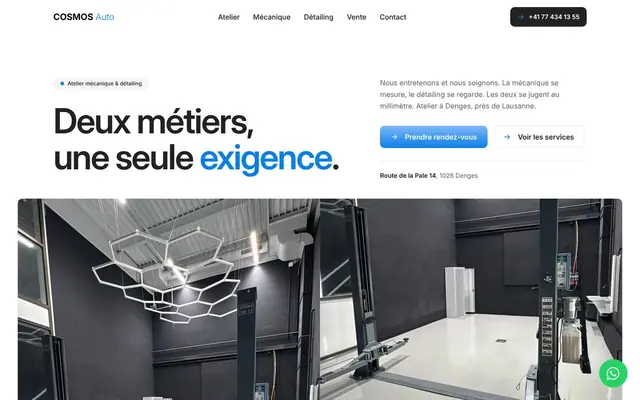 COSMOS Auto website
